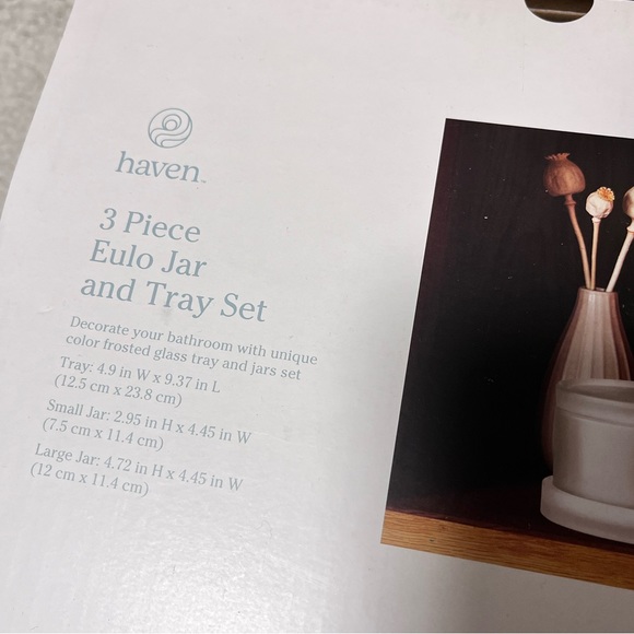 3pc Eulo Jar & Tray Set - Picture 3 of 6